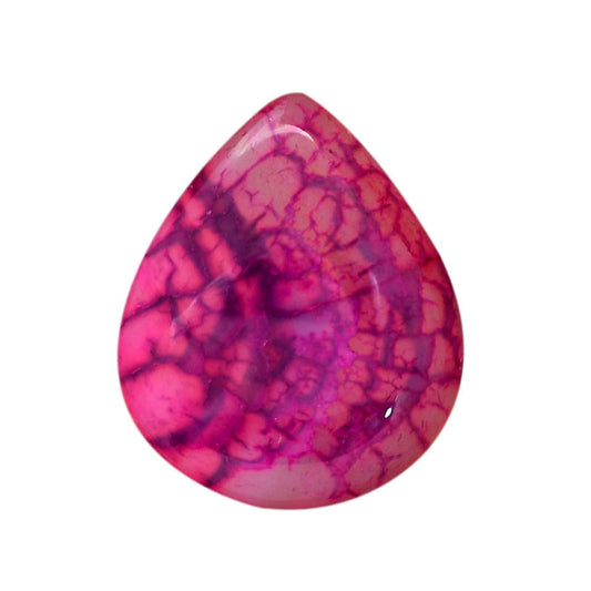 Dragon Vein Agate 30.1x36.25x8 mm Heart Shape Polished Gemstone LS126-06511