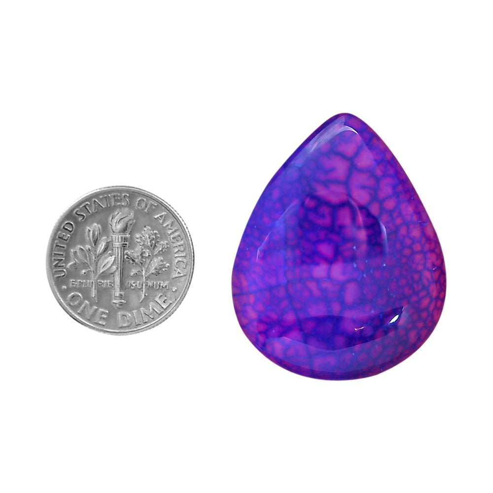 Dragon Vein Agate 25.7x31.8x7 mm Heart Shape Polished Gemstone LS126-06515