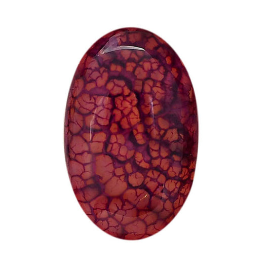 Dragon Vein Agate 16.8x27.45x7 mm Oval Shape Polished Gemstone LS126-06517