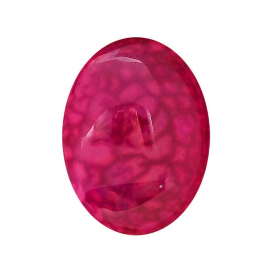 Dragon Vein Agate 20.6x27.2x6.6 mm Oval Shape Polished Gemstone LS126-06523