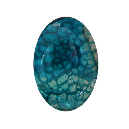 Dragon Vein Agate 21.6x31x6 mm Oval Shape Polished Gemstone LS126-06526