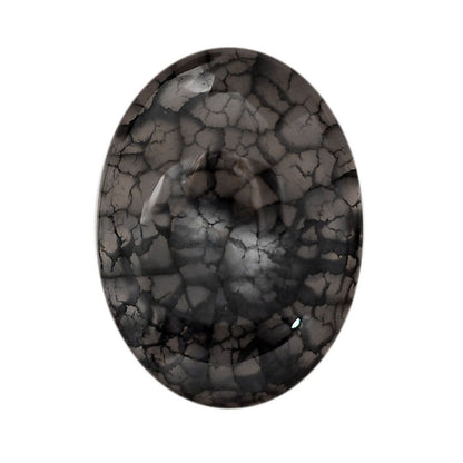 Dragon Vein Agate 24.3x33.5x8.3 mm Oval Shape Polished Gemstone LS126-06530