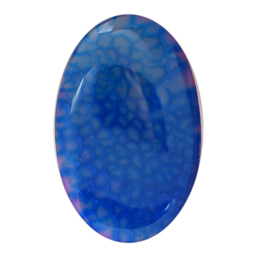 Dragon Vein Agate 25.3x40x7 mm Oval Shape Polished Gemstone LS126-06533