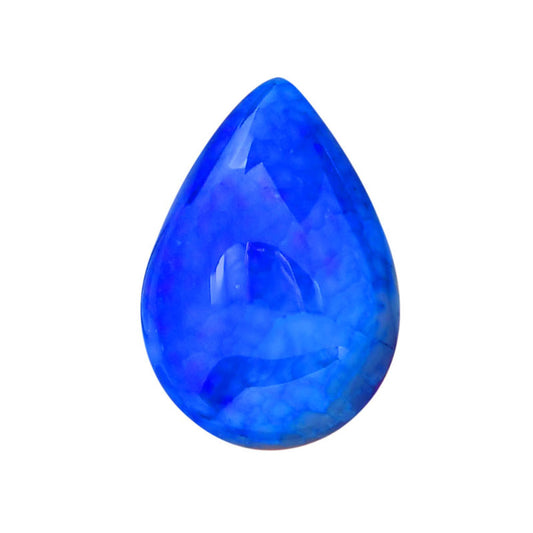 Dragon Vein Agate 19.3x27.4x9 mm Pear Shape Polished Gemstone LS126-06535