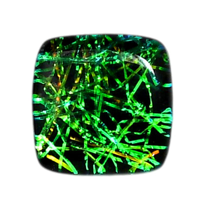 Dichroic Glass Doublet 17.4x17.4x6 mm Cushion Shape Polished Gemstone LS128-06566