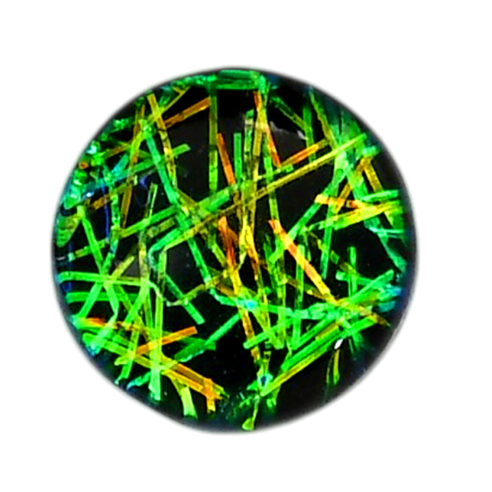 Dichroic Glass Doublet 17.3x17.3x6 mm Round Shape Polished Gemstone LS128-06570