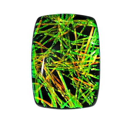 Dichroic Glass Doublet 15.5x21.35x5.6 mm Cushion Shape Polished Gemstone LS128-06576