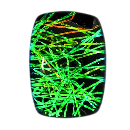 Dichroic Glass Doublet 16x22.15x6 mm Cushion Shape Polished Gemstone LS128-06577