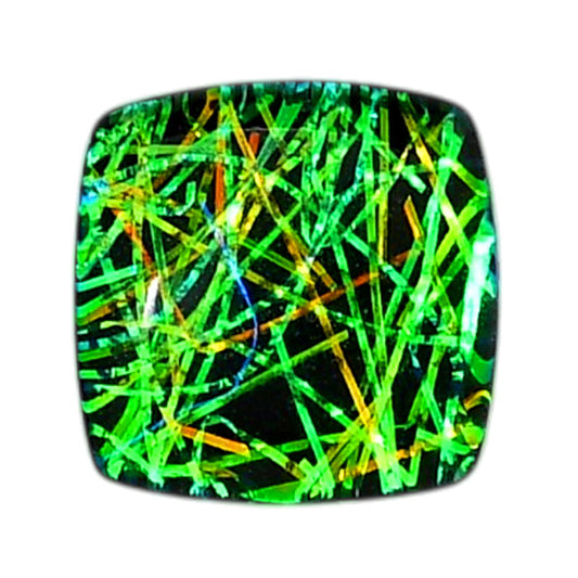 Dichroic Glass Doublet 17x17x6 mm Cushion Shape Polished Gemstone LS128-06579