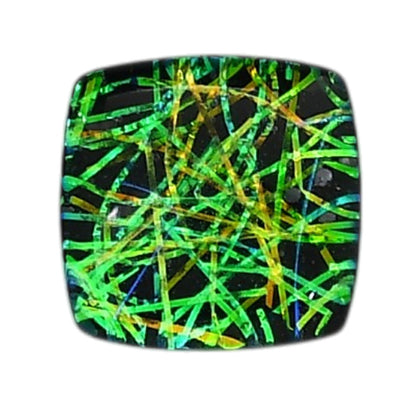 Dichroic Glass Doublet 16.2x16.5x6 mm Cushion Shape Polished Gemstone LS128-06589