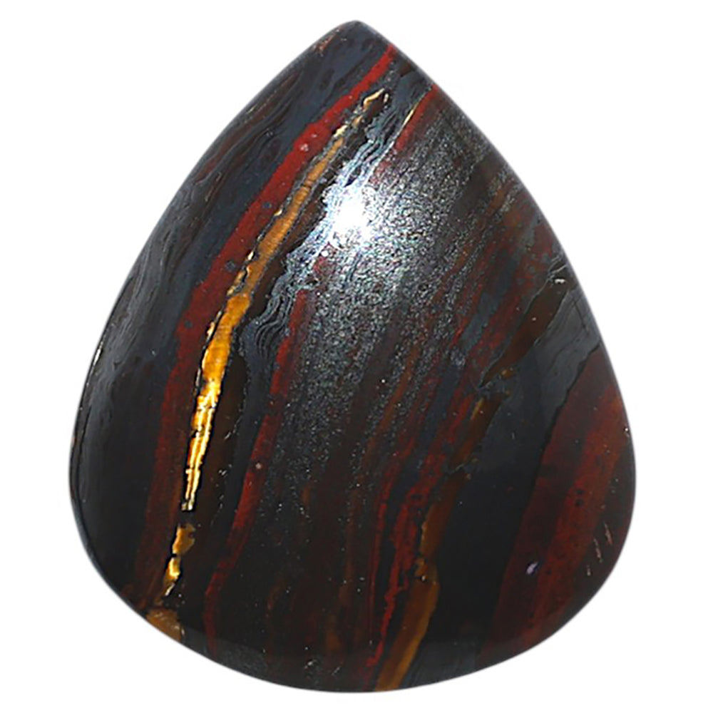 Iron Tiger Eye 23.55x28x6 mm Pear Shape Polished Gemstone LS13-08328