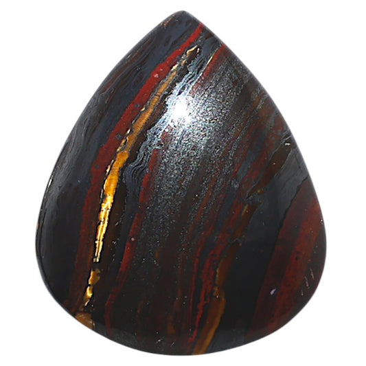 Iron Tiger Eye 23.55x28x6 mm Pear Shape Polished Gemstone LS13-08328