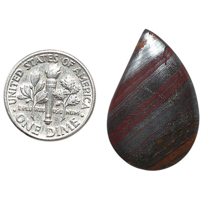 Iron Tiger Eye 18x27.6x3 mm Fancy Shape Polished Gemstone LS13-08333