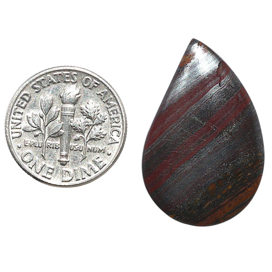 Iron Tiger Eye 18x27.6x3 mm Fancy Shape Polished Gemstone LS13-08333