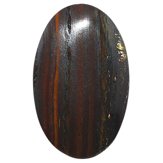 Iron Tiger Eye 18.3x29.35x5 mm Oval Shape Polished Gemstone LS13-08337