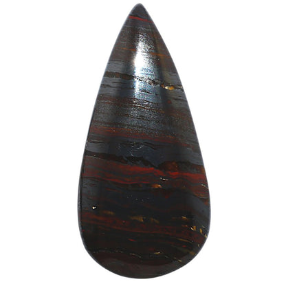Iron Tiger Eye 17.7x36.55x5 mm Pear Shape Polished Gemstone LS13-08338