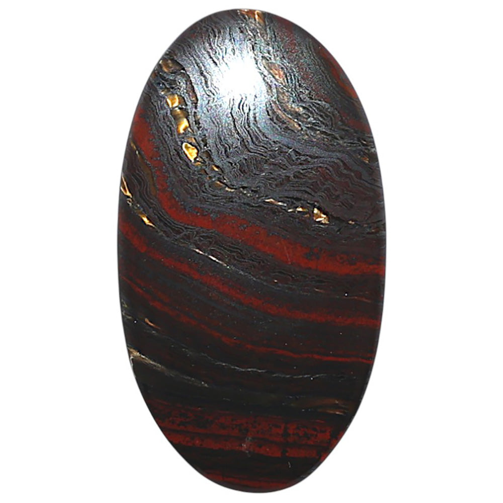 Iron Tiger Eye 16.5x29.75x4.3 mm Oval Shape Polished Gemstone LS13-08339
