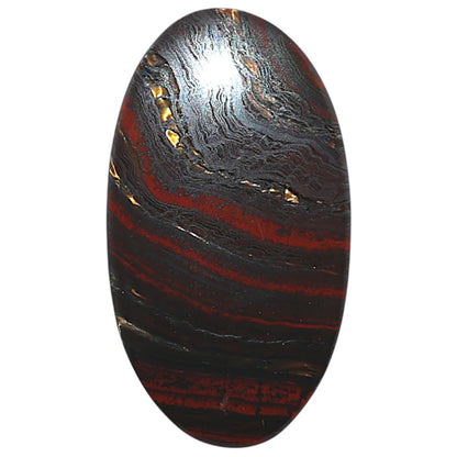 Iron Tiger Eye 16.5x29.75x4.3 mm Oval Shape Polished Gemstone LS13-08339