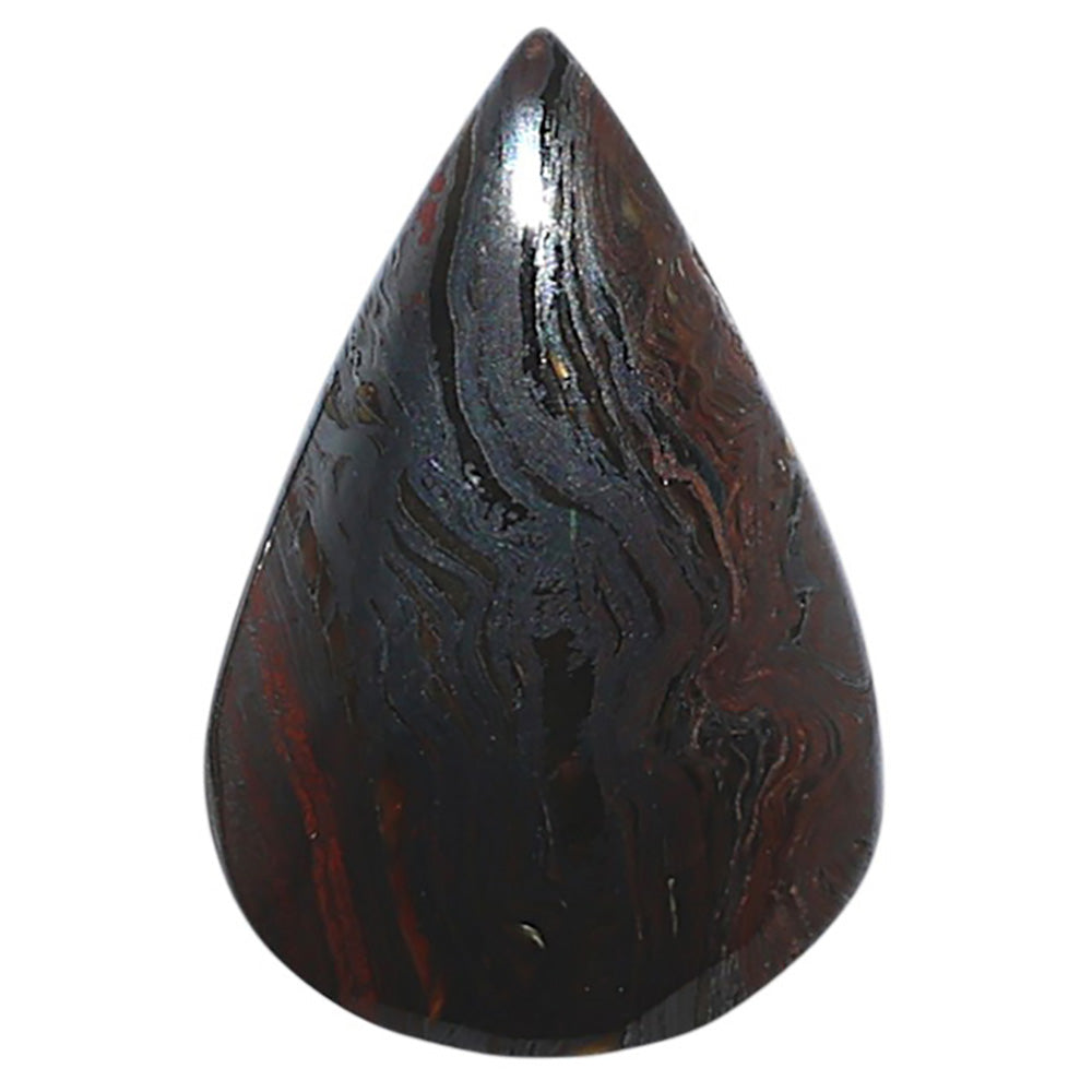Iron Tiger Eye 16.6x25.1x4.5 mm Pear Shape Polished Gemstone LS13-08345