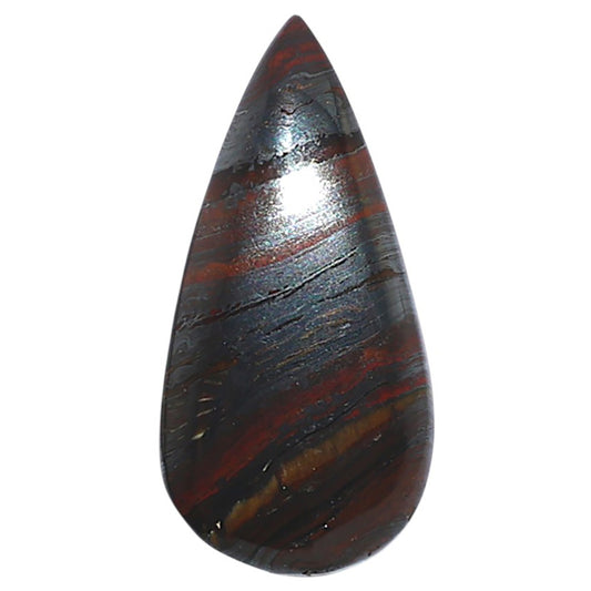 Iron Tiger Eye 12.6x25.8x5 mm Pear Shape Polished Gemstone LS13-08348
