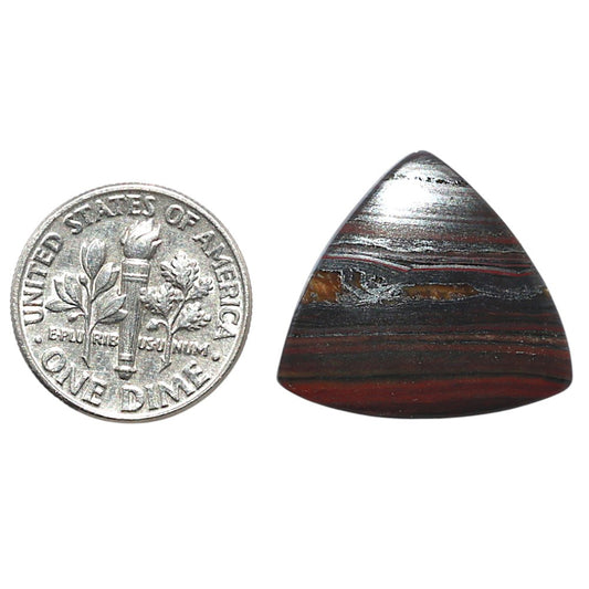 Iron Tiger Eye 20x22x2.7 mm Fancy Shape Polished Gemstone LS13-08349