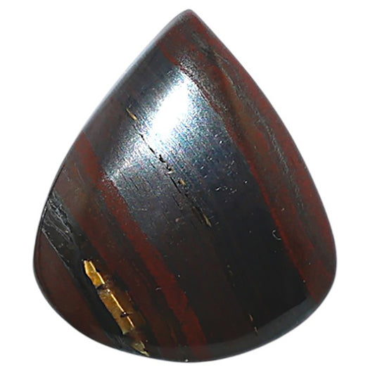Iron Tiger Eye 19.25x22.35x4.5 mm Pear Shape Polished Gemstone LS13-08351