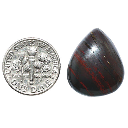 Iron Tiger Eye 17.6x21.15x6 mm Pear Shape Polished Gemstone LS13-08352