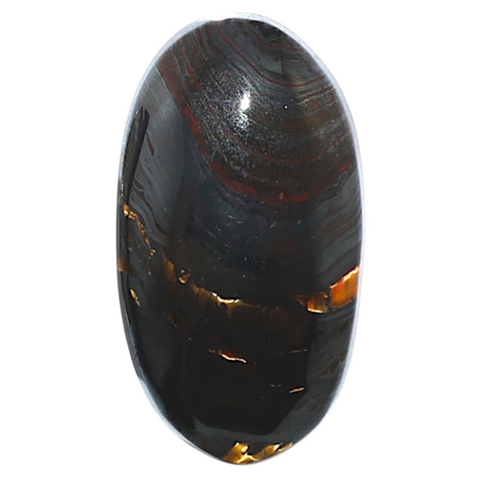 Iron Tiger Eye 14.1x26.45x6.3 mm Oval Shape Polished Gemstone LS13-08354