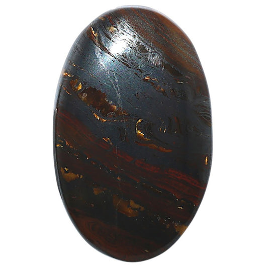 Iron Tiger Eye 22.3x35.6x5 mm Oval Shape Polished Gemstone LS13-08355