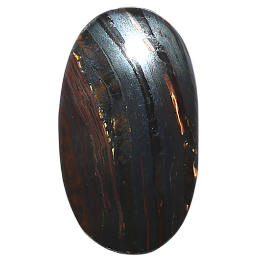 Iron Tiger Eye 14.9x25.85x4 mm Oval Shape Polished Gemstone LS13-08356