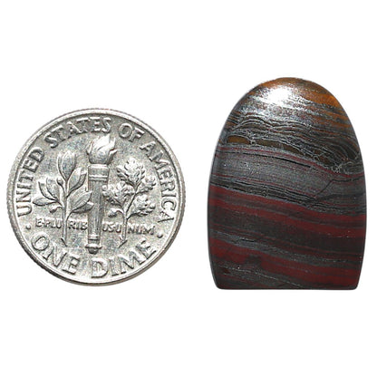Iron Tiger Eye 16x21.25x3 mm Fancy Shape Polished Gemstone LS13-08358