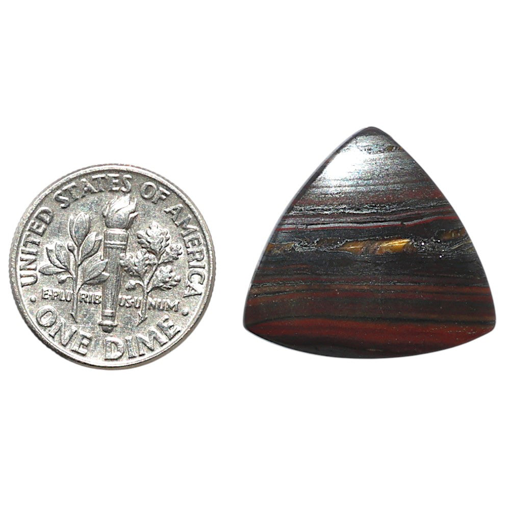 Iron Tiger Eye 20.45x20.8x2.7 mm Fancy Shape Polished Gemstone LS13-08359