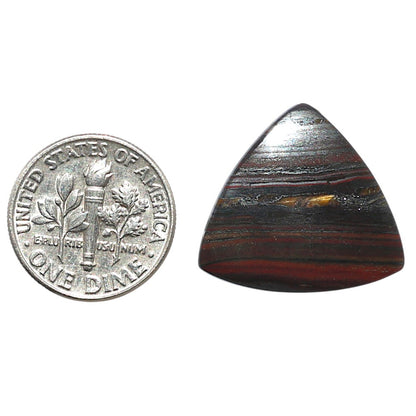 Iron Tiger Eye 20.45x20.8x2.7 mm Fancy Shape Polished Gemstone LS13-08359