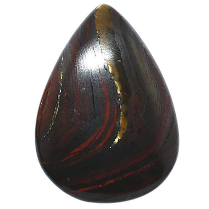 Iron Tiger Eye 23.6x32.5x5.5 mm Pear Shape Polished Gemstone LS13-08363