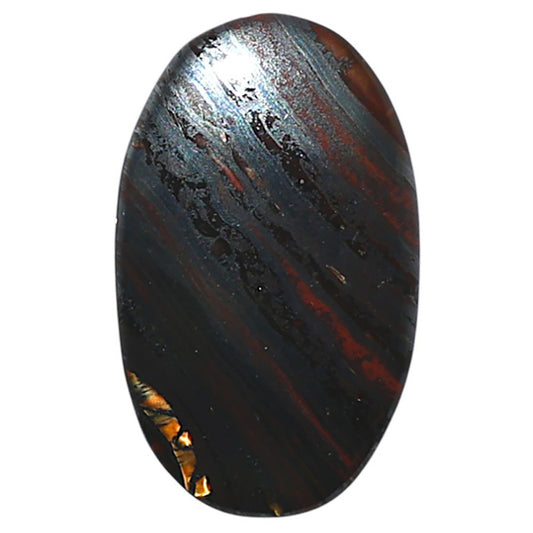 Iron Tiger Eye 15x24.6x4 mm Oval Shape Polished Gemstone LS13-08364