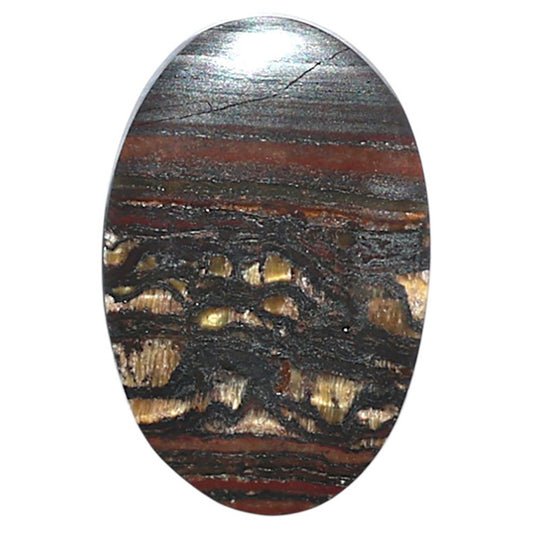 Iron Tiger Eye 16x24.25x2.5 mm Oval Shape Polished Gemstone LS13-08365