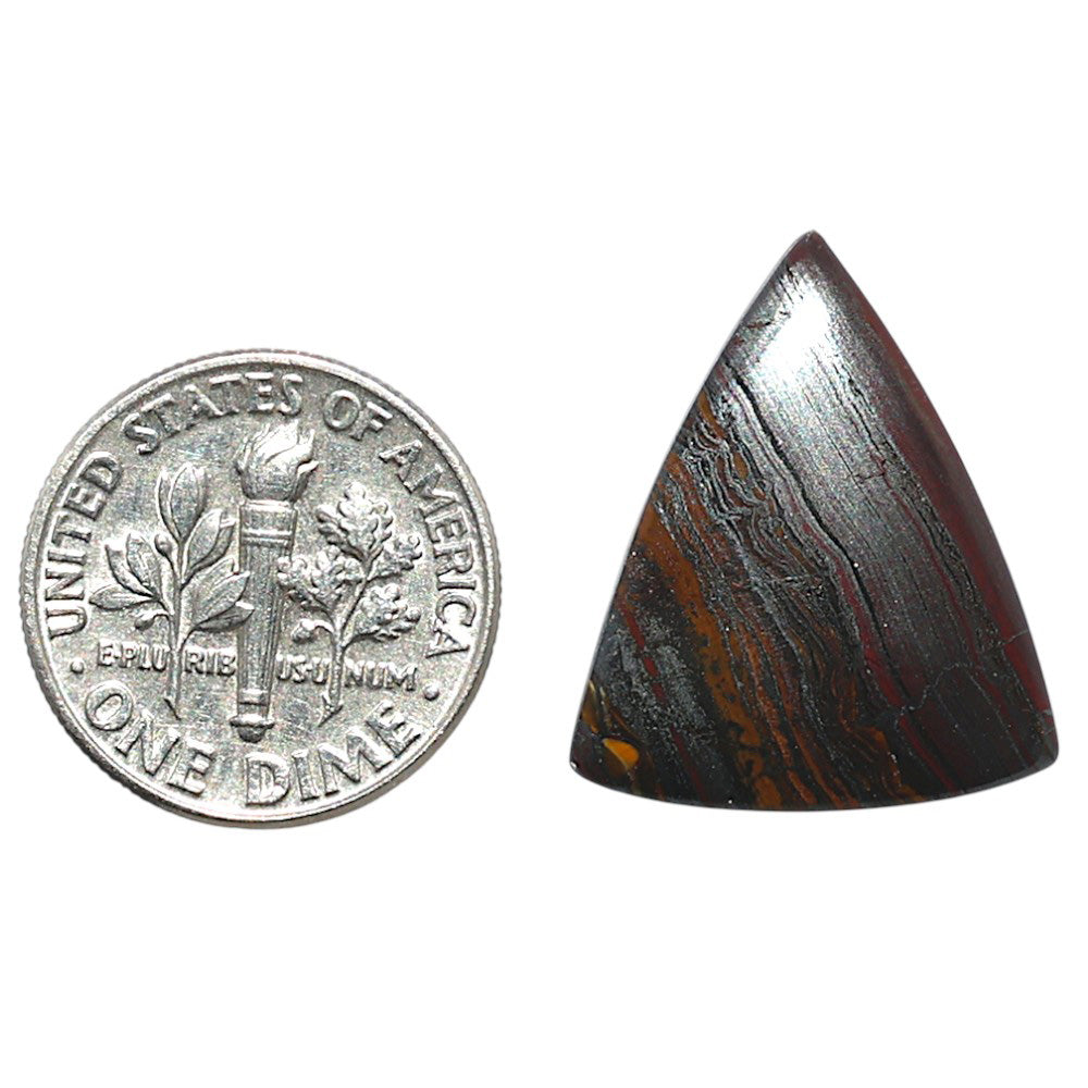 Iron Tiger Eye 18.2x21.6x3.4 mm Fancy Shape Polished Gemstone LS13-08368