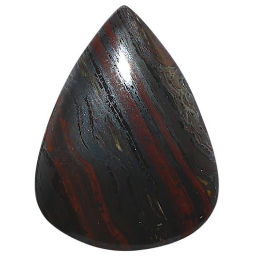 Iron Tiger Eye 20.5x27.35x4.5 mm Pear Shape Polished Gemstone LS13-08379