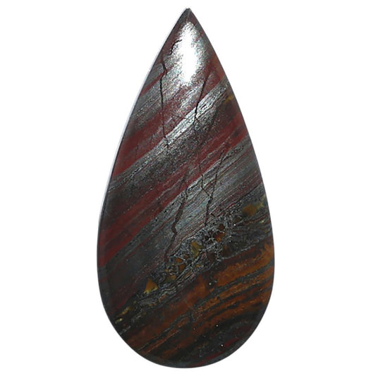 Iron Tiger Eye 15.6x31.45x3.5 mm Pear Shape Polished Gemstone LS13-08381