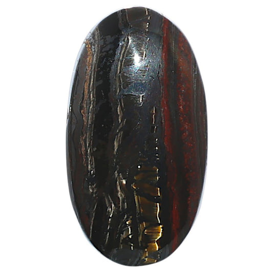 Iron Tiger Eye 14.7x27x5.4 mm Oval Shape Polished Gemstone LS13-08382