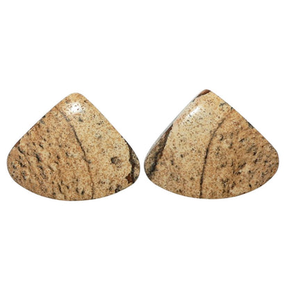 Picture Jasper Pair 17.6x21.9x3.5 mm Heart Shape Polished Gemstone LS130-07375