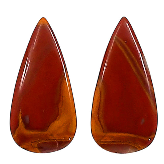 Noreena Jasper Pair 11.5x23x4.3 mm Pear Shape Polished Gemstone LS131-06689