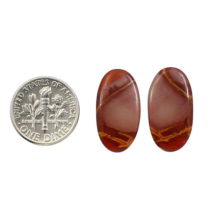 Noreena Jasper Pair 11.6x21.6x4 mm Oval Shape Polished Gemstone LS131-06702