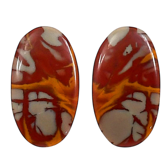 Noreena Jasper Pair 12.4x21.8x3.3 mm Oval Shape Polished Gemstone LS131-06704