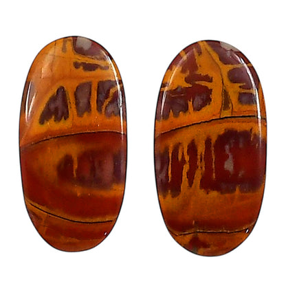 Noreena Jasper Pair 11.5x22.3x4 mm Oval Shape Polished Gemstone LS131-06710