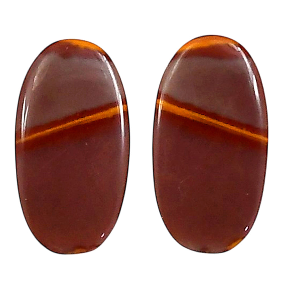 Noreena Jasper Pair 11.5x21.5x3.5 mm Oval Shape Polished Gemstone LS131-06711