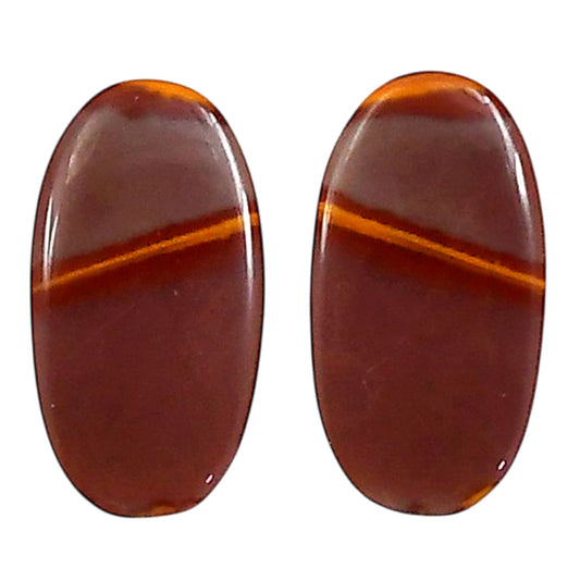 Noreena Jasper Pair 11.5x21.5x3.5 mm Oval Shape Polished Gemstone LS131-06711