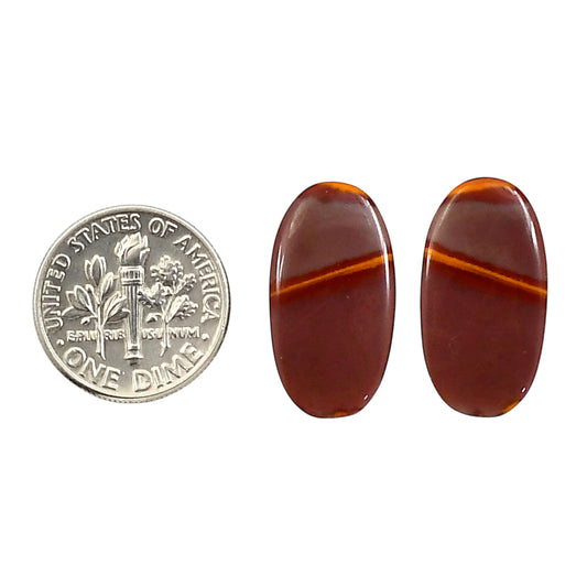 Noreena Jasper Pair 11.5x21.5x3.5 mm Oval Shape Polished Gemstone LS131-06711