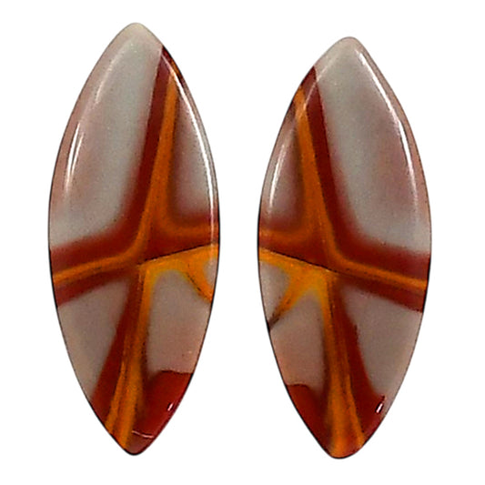Noreena Jasper Pair 8.8x21.7x3 mm Marquise Shape Polished Gemstone LS131-06714