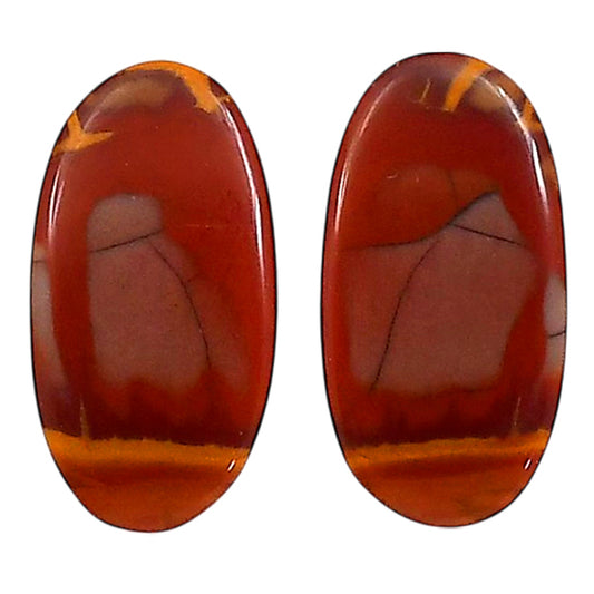 Noreena Jasper Pair 12.1x23.15x4 mm Oval Shape Polished Gemstone LS131-06715